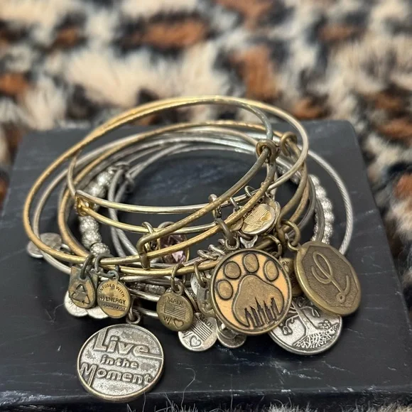 Alex & Ani Charm Bracelets Lot of 8 - 2012 2013 2015 - Picture 3 of 16